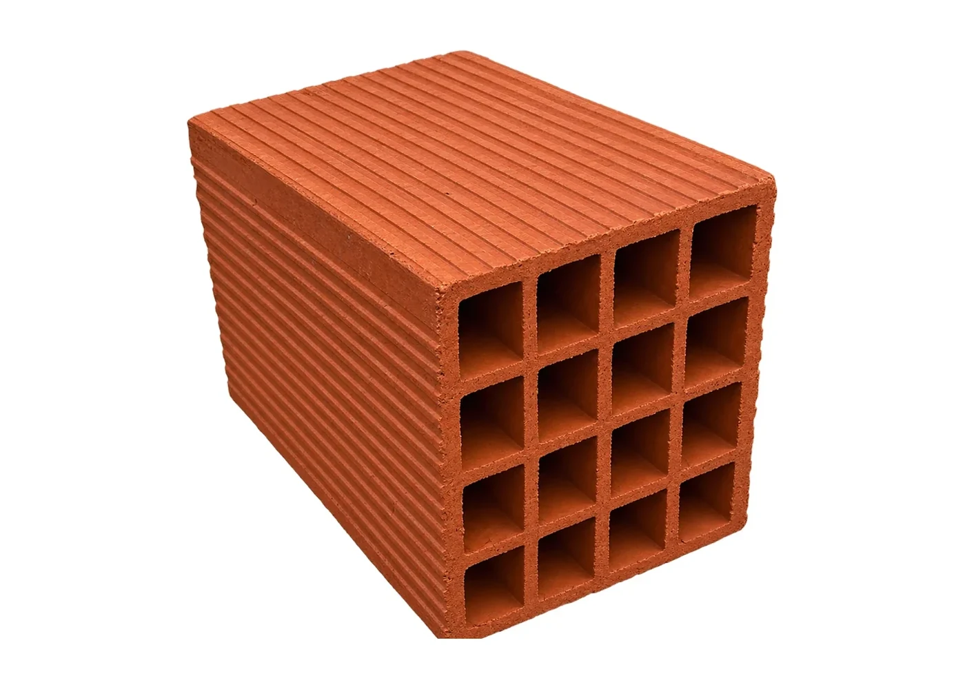 Ladrillo portante de 18x18x24 cm con nueve celdas